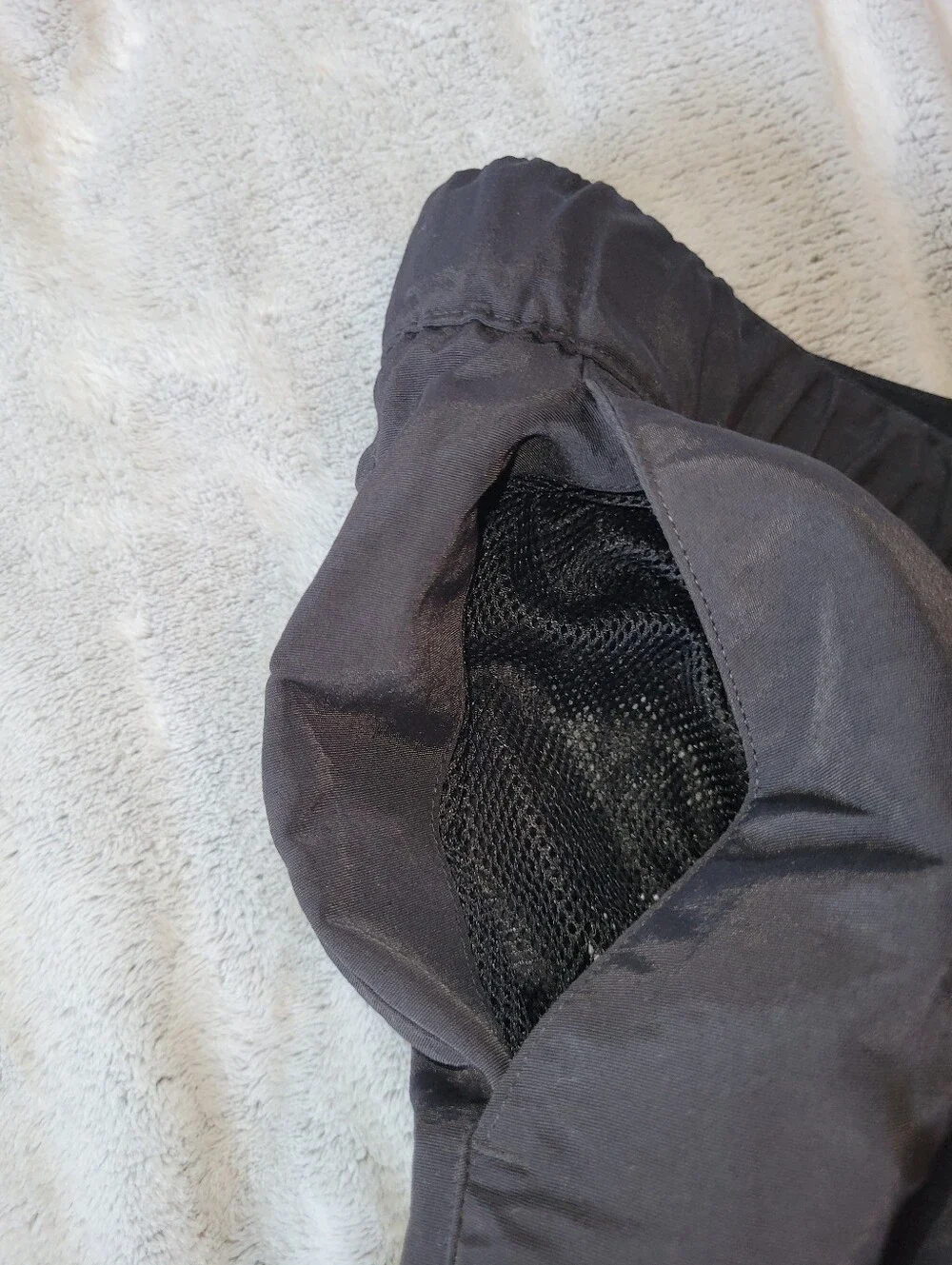 The North Face Mens XL Belted Hiking Hybrid Black Shorts Pockets 7